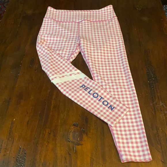 Peloton Pants - PELOTON GINGHAM HIGH WAIST LEGGINGS💖